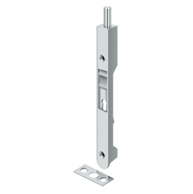 Deltana - 7'' Flush Bolt, HD - Polished Chrome