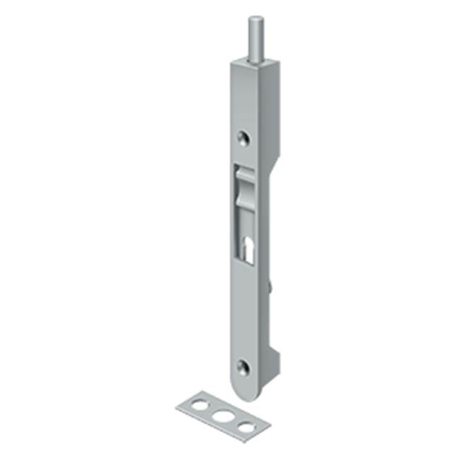 Deltana - 7'' Flush Bolt, HD - Brushed Chrome