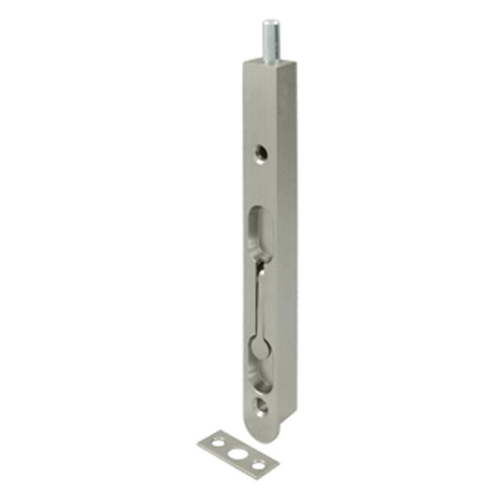 Deltana - 7'' Flush Bolt, Zinc - Brushed Nickel