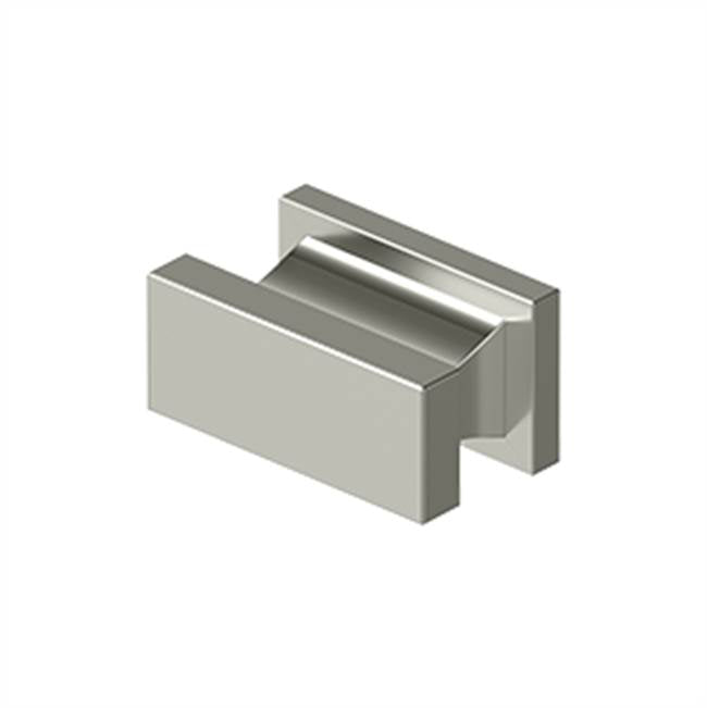 Deltana - Contemporary Knob, Anvil, 3/4'' x 1-1/2'' x 7/8'' - Polished Nickel