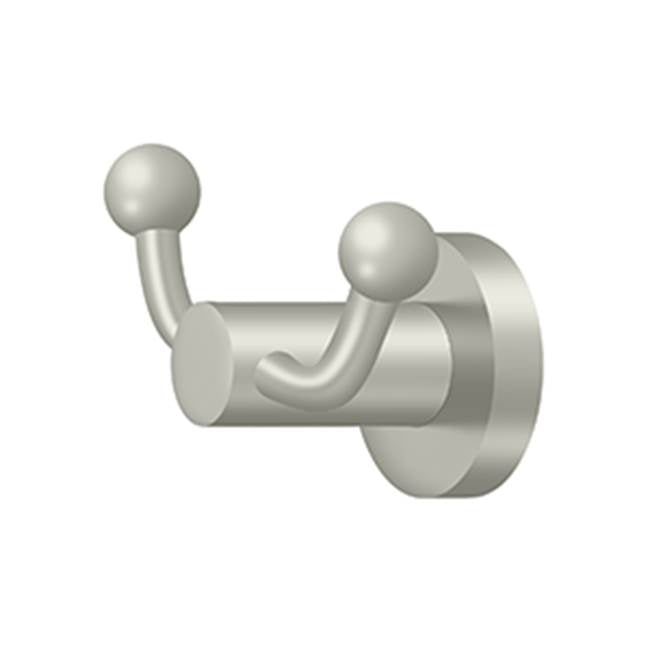 Deltana - Double Robe Hook, BBN Series - Brushed Nickel