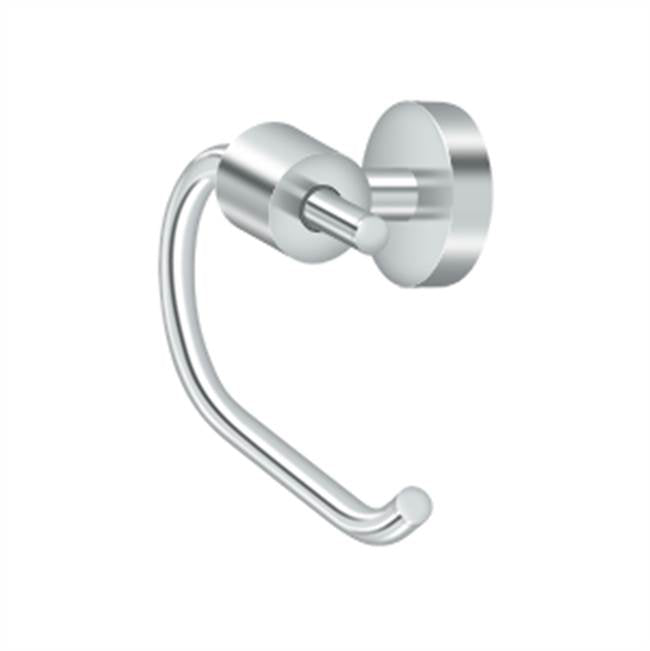 Deltana - Toilet Paper Holder Single Post BBS Series - Polished Chrome