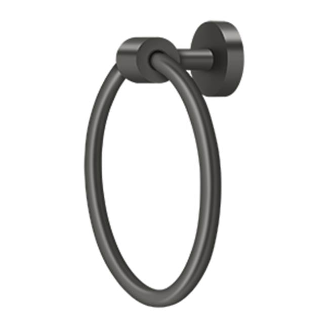 Deltana - 6-1/2'' Towel Ring BBS Series - Oil-rubbed Bronze