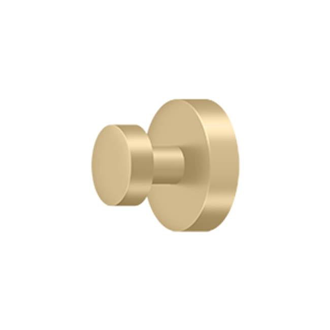 Deltana - Single Robe Hook BBS Series - Brushed Brass