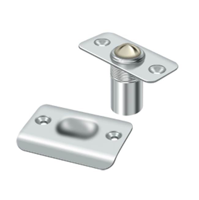 Deltana - Ball Catch, Round Corners - Polished Chrome
