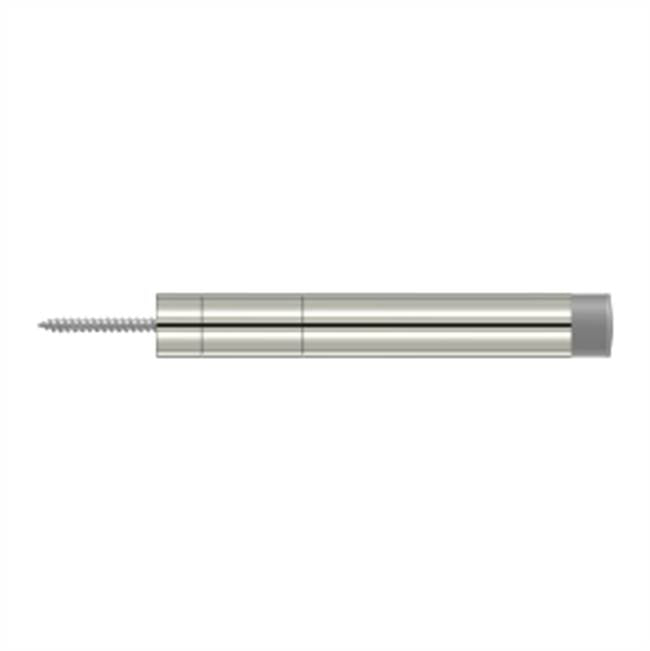 Deltana - Extension Baseboard Door Bumper, Solid Brass - Polished Nickel