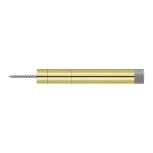 Deltana - Extension Baseboard Door Bumper, Solid Brass - Polished Brass
