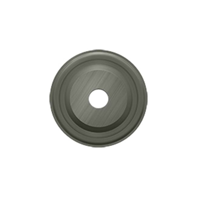 Deltana - Base Plate for Knobs, 1'' Diam. - Antique Nickel