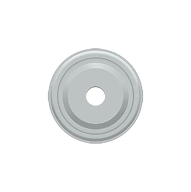 Deltana - Base Plate for Knobs, 1'' Diam. - Brushed Chrome