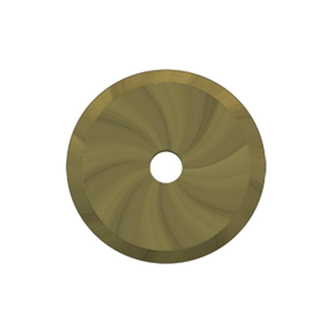 Deltana - Base Plate for Knobs, 1-1/4'' Diam. - Antique Brass