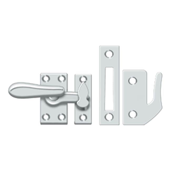 Deltana - Window Lock, Casement Fastener, Medium - Polished Chrome