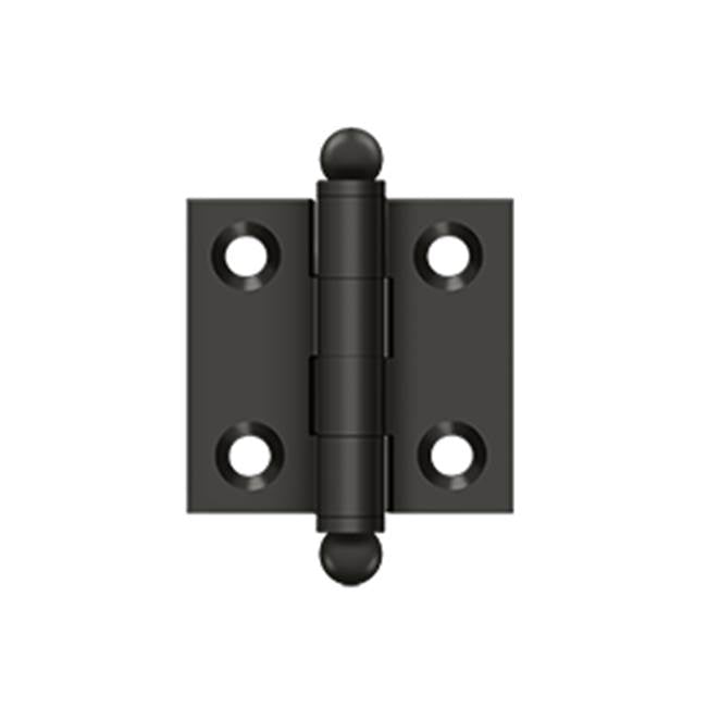 Deltana - 1-1/2'' x 1-1/2'' Hinge, w/ Ball Tips - Oil-rubbed Bronze