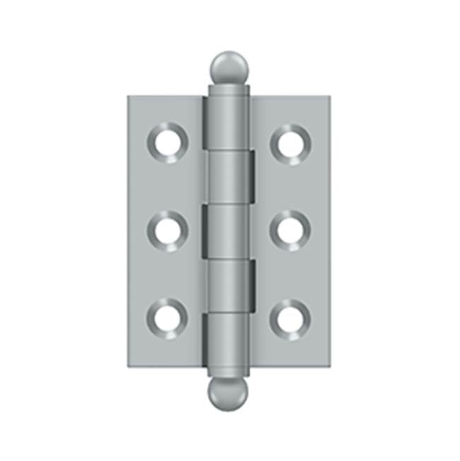 Deltana - 2'' x 1-1/2'' Hinge, w/ Ball Tips - Brushed Chrome