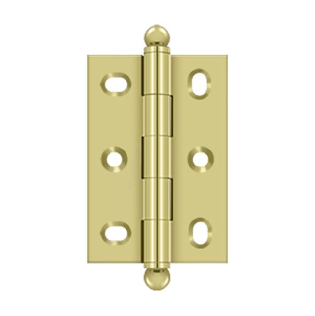 Deltana - 2-1/2'' x 1-3/4'' Adjustable W/ Ball Tips - Polished Brass