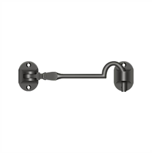 Deltana - Cabin Hooks, British Style, 4'' - Oil-rubbed Bronze