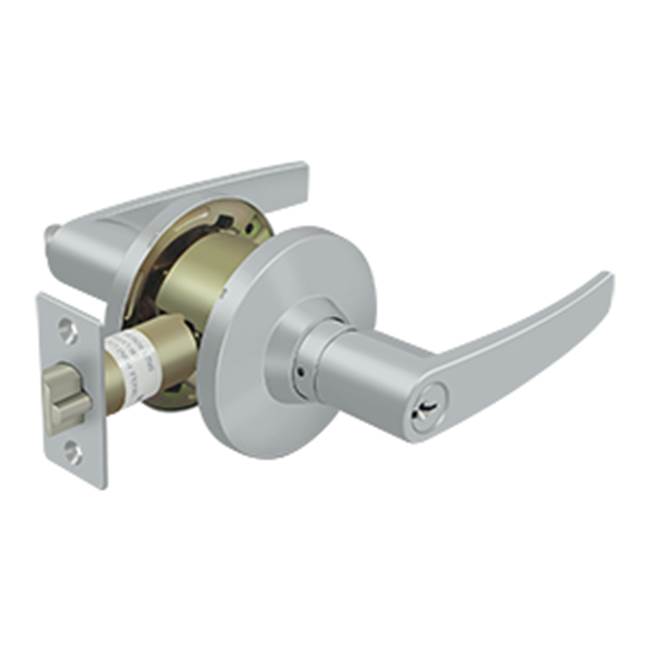 Deltana - Comm, Entry Standard Grade 2, Straight Lever - Brushed Chrome
