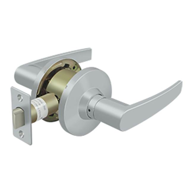 Deltana - Comm, Passage Standard Grade 2, Straight Lever - Brushed Chrome