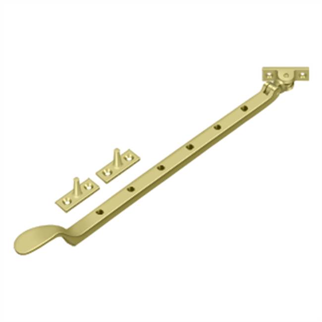 Deltana - 13'' Colonial Casement Stay Adjuster - Polished Brass