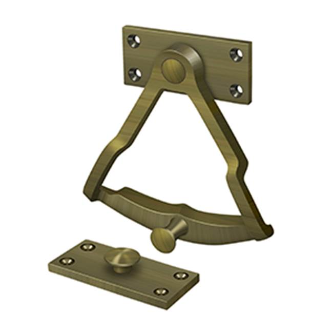 Deltana - Dutch Door Quadrant - Antique Brass