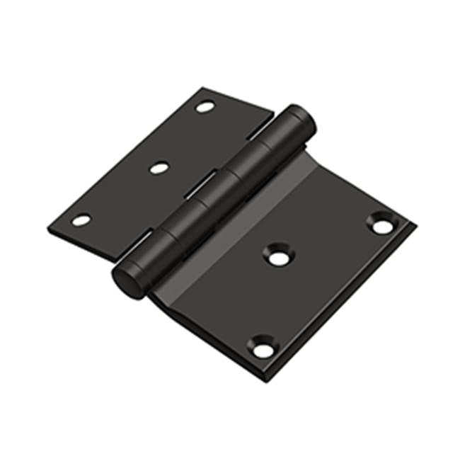 Deltana - 3'' x 3-1/2'' Half Surface Hinge - Oil-rubbed Bronze
