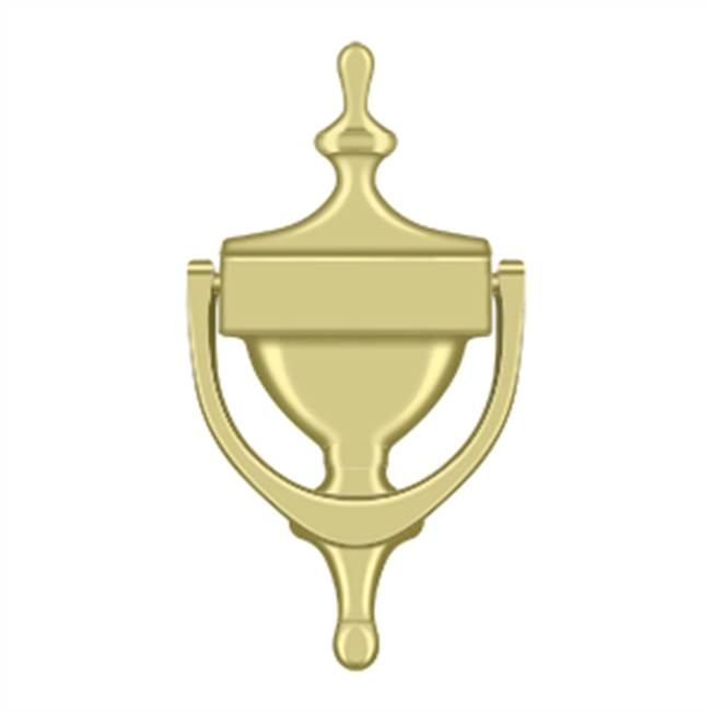 Deltana - Door Knocker, Victorian - Polished Brass