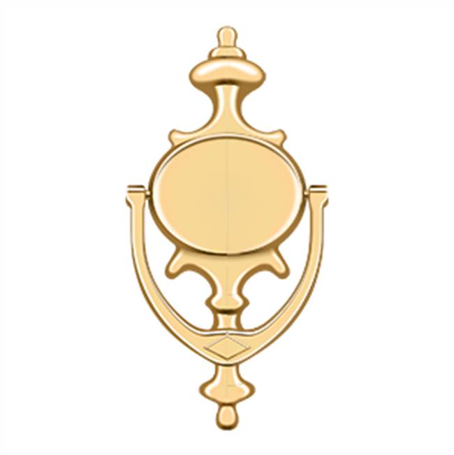 Deltana - Door Knocker, Imperial - PVD Polished Brass