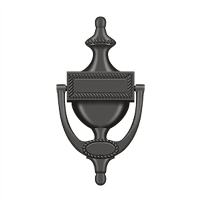 Deltana - Door Knocker, Victorian Rope - Oil-rubbed Bronze