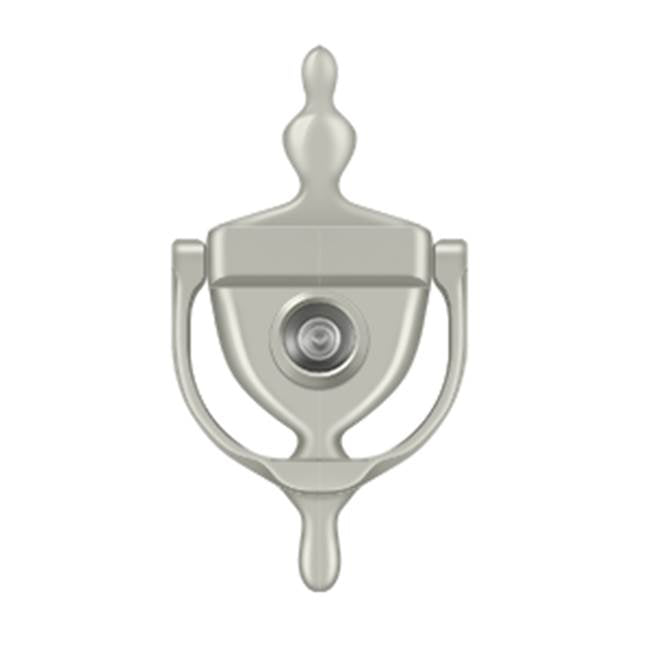 Deltana - Door Knocker-Viewer - Brushed Nickel