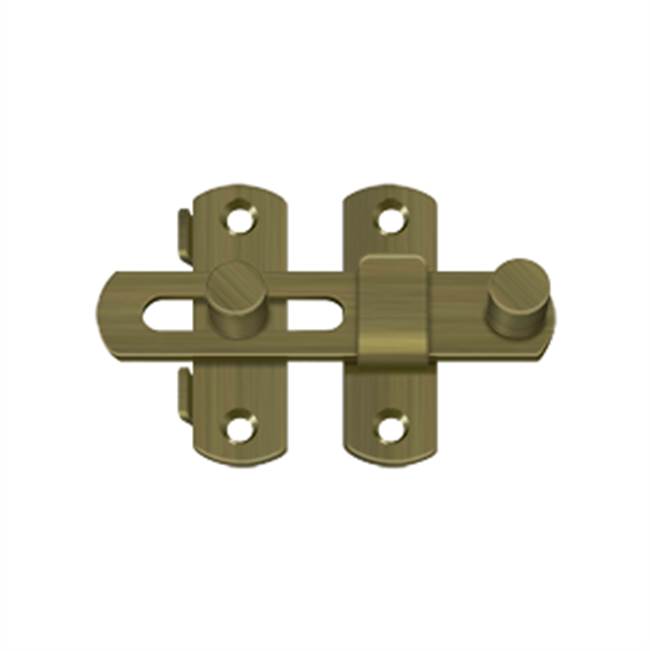Deltana - Drop Latch 3-1/2'' - Antique Brass