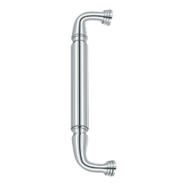 Deltana - Door Pull without Rosette, 10'' - Polished Chrome