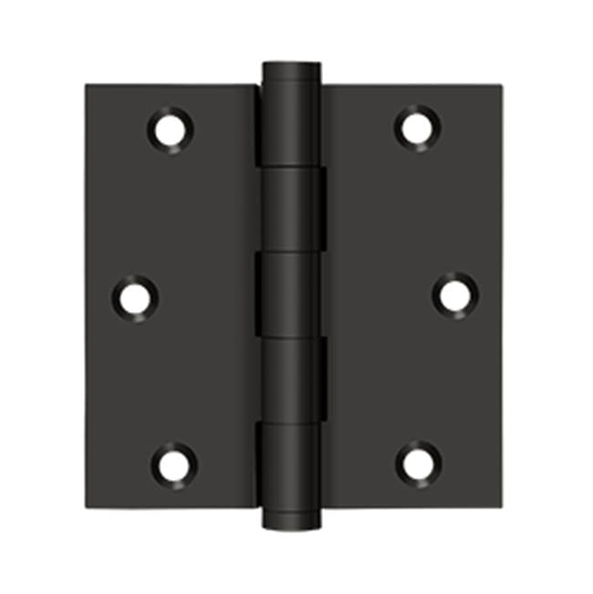 Deltana - 3-1/2'' x 3-1/2'' Square Hinge, Residential - Oil-rubbed Bronze