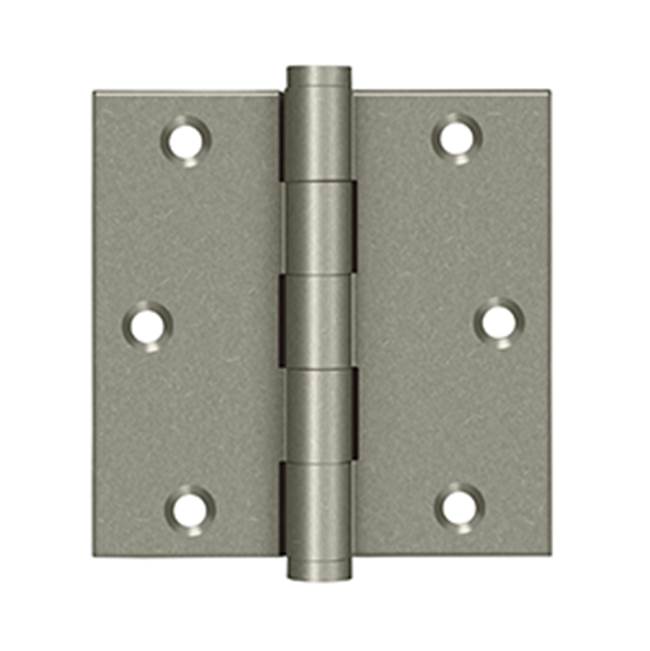 Deltana - 3-1/2'' x 3-1/2'' Square Hinges - White Light