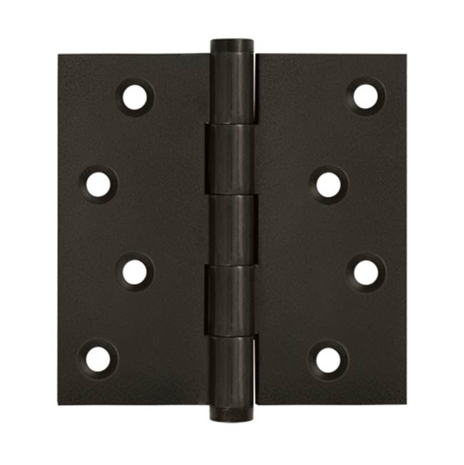 Deltana - 4'' x 4'' Square Hinges Residential / Zig-Zag - Oil-rubbed Bronze