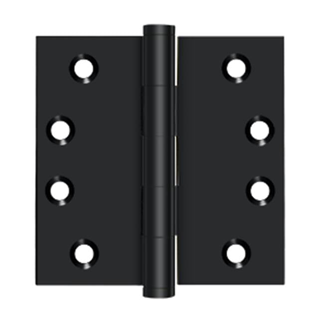 Deltana - 4'' x 4'' Square Hinges - Paint Black