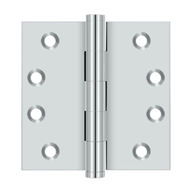 Deltana - 4'' x 4'' Square Hinges - Polished Chrome