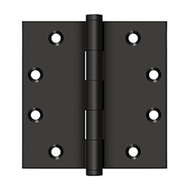 Deltana - 4-1/2'' x 4-1/2'' Square Hinges - Oil-rubbed Bronze