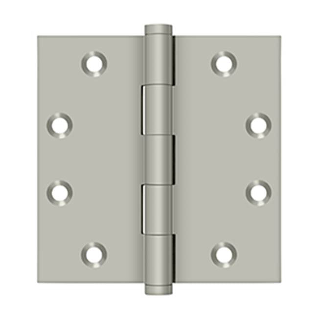 Deltana - 4-1/2'' x 4-1/2'' Square Hinges - Brushed Nickel