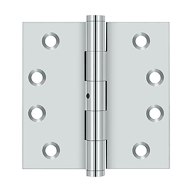 Deltana - 4'' x 4'' Square Hinges - Polished Chrome