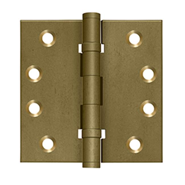 Deltana - 4'' x 4'' Square Hinges, Ball Bearings - Bronze Medium