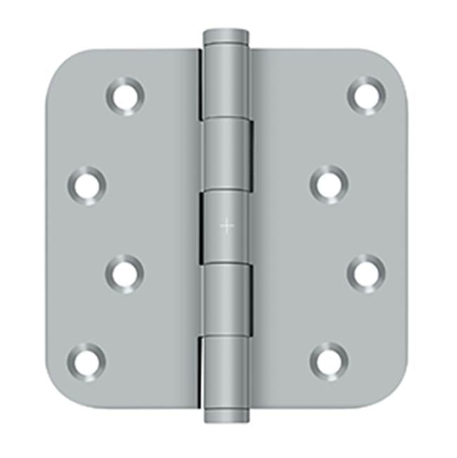 Deltana - 4'' x 4'' x 5/8'' Radius Hinge / Zig-Zag - Brushed Chrome