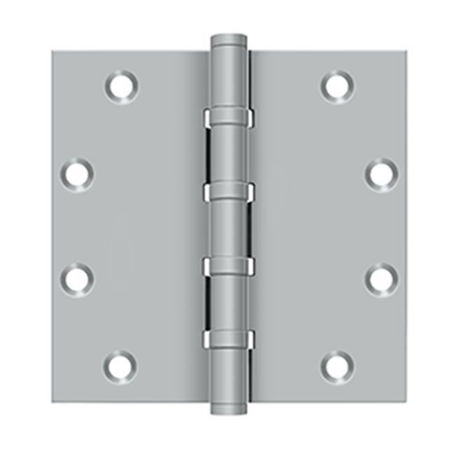 Deltana - 5'' x 5'' Square Hinges, Ball Bearings - Brushed Chrome