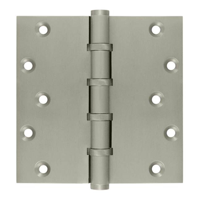 Deltana - 6'' x 6'' Square Hinges, Ball Bearings - Brushed Nickel