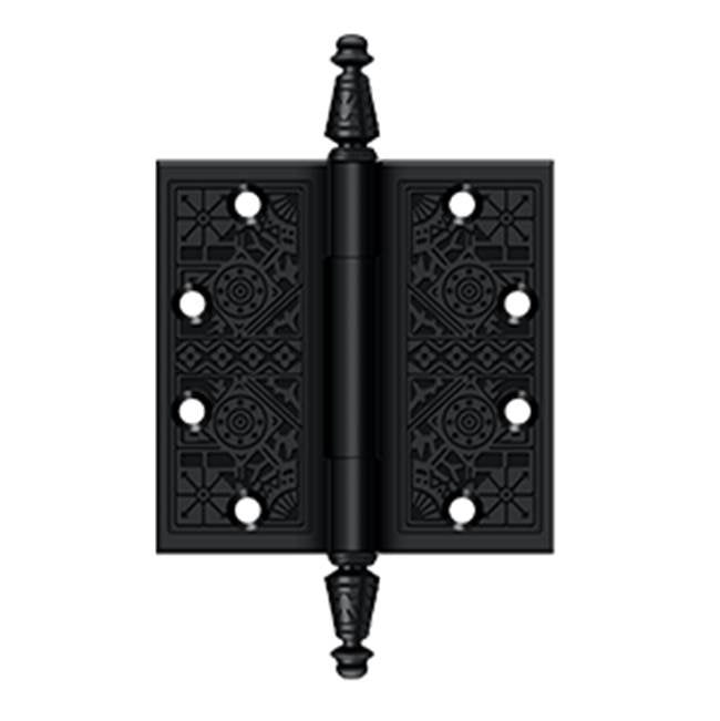 Deltana - 4-1/2'' x 4-1/2'' Square Hinges - Paint Black