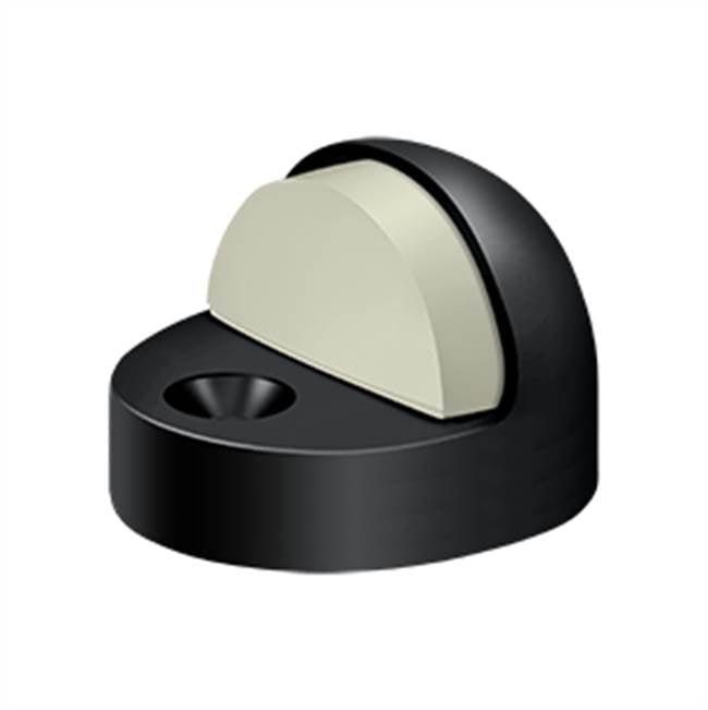 Deltana - Dome Stop High Profile, Solid Brass - Paint Black