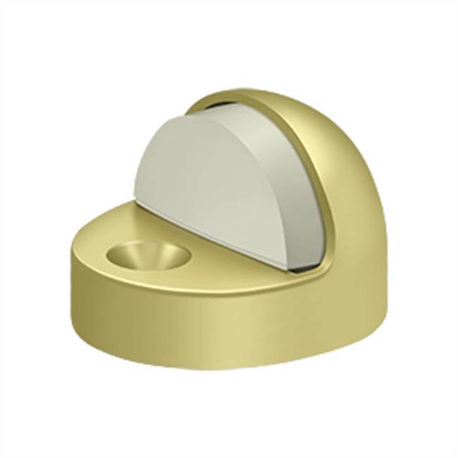 Deltana - Dome Stop High Profile, Solid Brass - Polished Brass