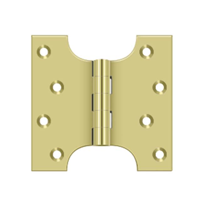 Deltana - 4'' x 4'' Hinge - Polished Brass