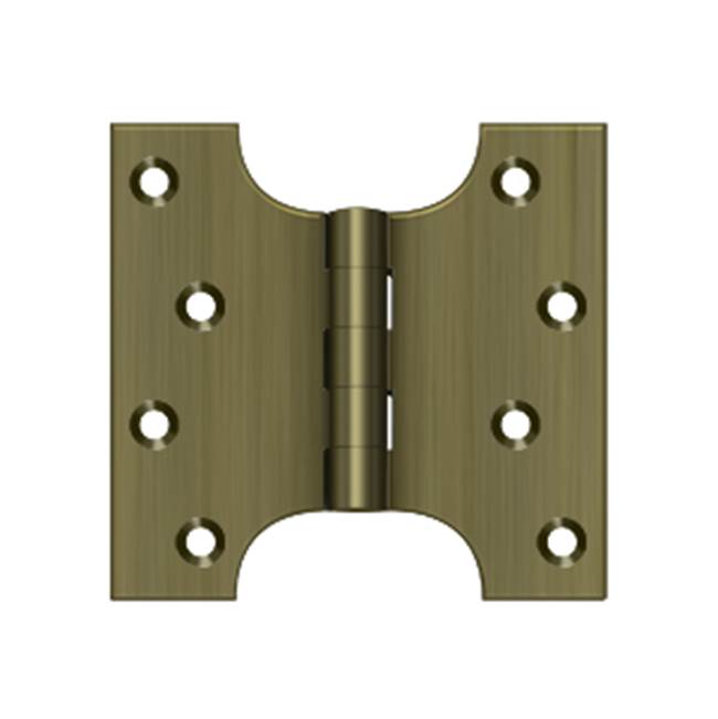 Deltana - 4'' x 4'' Hinge - Antique Brass