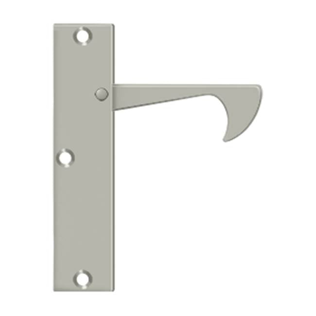 Deltana - Edge Pulls-Thin, 4-1/4'' x 1'' x 3/8'' - Brushed Nickel