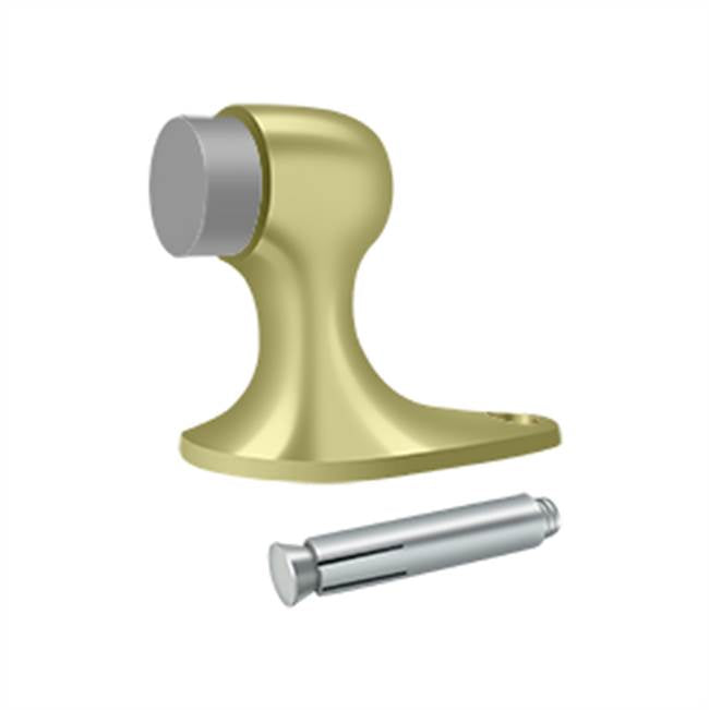 Deltana - Floor Door Bumper 2-1/8'', Solid Brass - Unlacquered Brass