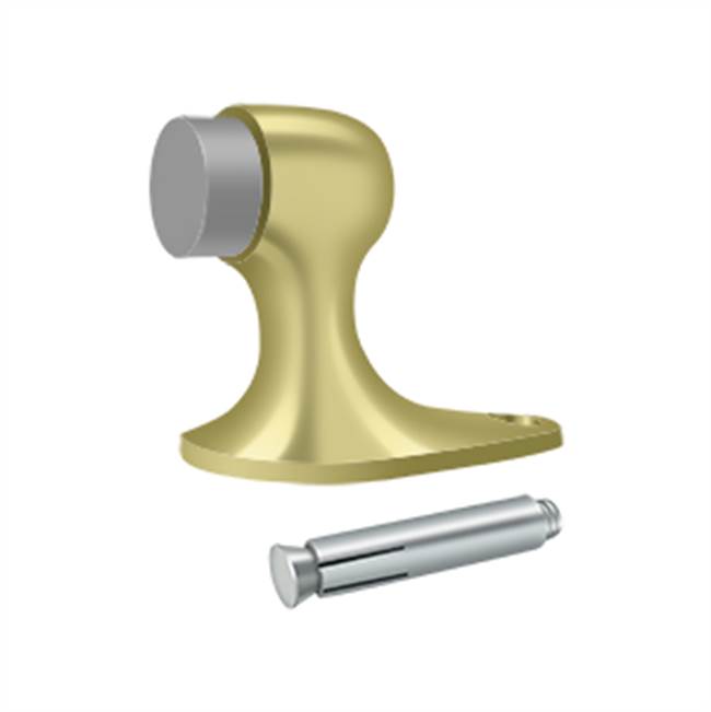 Deltana - Floor Door Bumper 2-1/8'', Solid Brass - Polished Brass